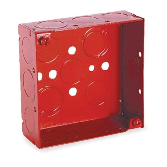 Raco Electrical Box,Square,21 cu. in.,Red 911-9