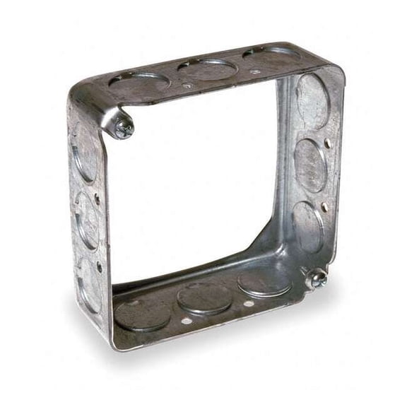 Raco Extension Ring, 2 Gangs, Steel, Square Box Type 201