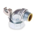 thumbnail image 1 of Conduit Fitting Connector, 1 in, Threaded, Steel, Electro Zinc Plated, Gray, 1 of 1