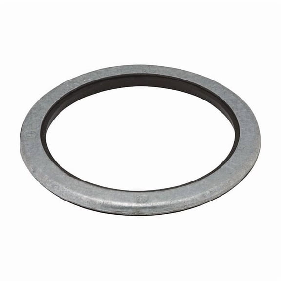 Conduit Fitting Reducing Washer, 1 in, Liquid-Tight, Neoprene, Electro Zinc Plated 2454