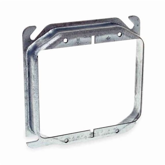 Raco Mud Ring, 2 Gangs, Galvanized Zinc, Square Box Type 769