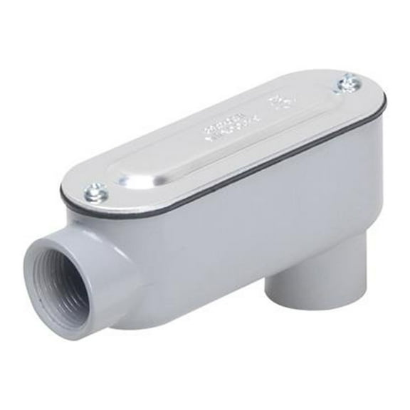 Raco RLB050 1/2-In. Threaded Oval Conduit Body - Quantity 10