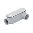 thumbnail image 1 of Raco RLL050 Rigid/IMC Conduit Fitting, Oval Thread Body, Gray Die-Cast Aluminum, 1/2-In. - Quantity 5, 1 of 2