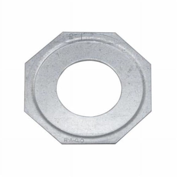 Conduit Fitting Reducing Washer, 1-1/4 in x 3/4 in, Steel, Electro Zinc Plated, Silver 1369