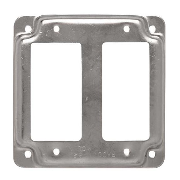 Hubbel Electric Raco 4in. Square 2 GFCI Exposed Work Cover 809C