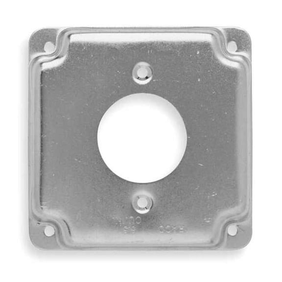 Raco Electrical Box Cover,20A Receptacle,1/2" 812C