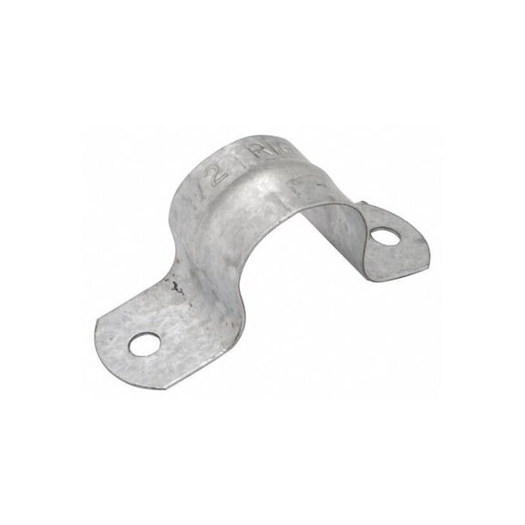 Raco Two Hole Strap, Conduit; Pipe Use, 1 in, Steel, Galvanized 2234