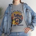thumbnail image 1 of Racoon Drink Beer Live Fast And Eat Trash Vintage T-Shirt, 1 of 2