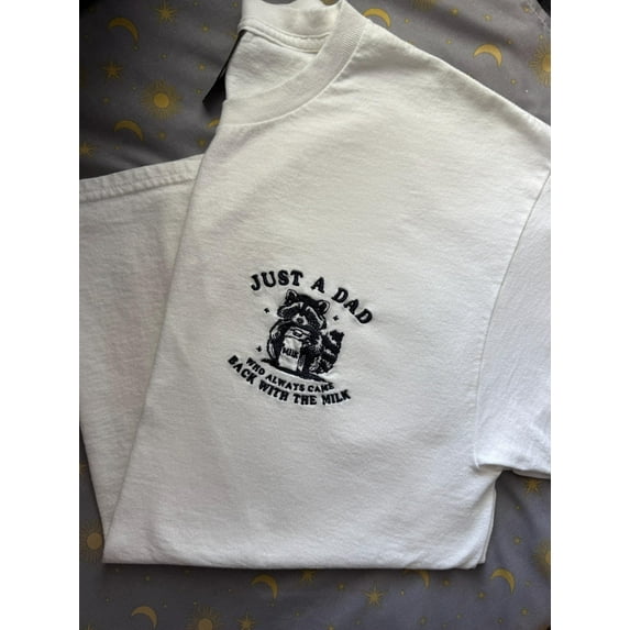 Racoon Embroidered T-shirt