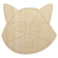 thumbnail image 1 of Racoon Face Doodle Wood Shape Unfinished Piece Cutout Craft DIY Projects - 6.25 Inch Size - 1/8 Inch Thick, 1 of 1