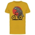 thumbnail image 1 of Racoon Riding Mountain Bike T-Shirt Men -Image by Shutterstock, Male 3X-Large, 1 of 2