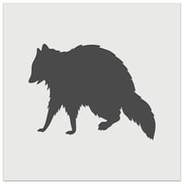 Racoon Walking Solid DIY Cookie Wall Craft Stencil - 5.5 Inch