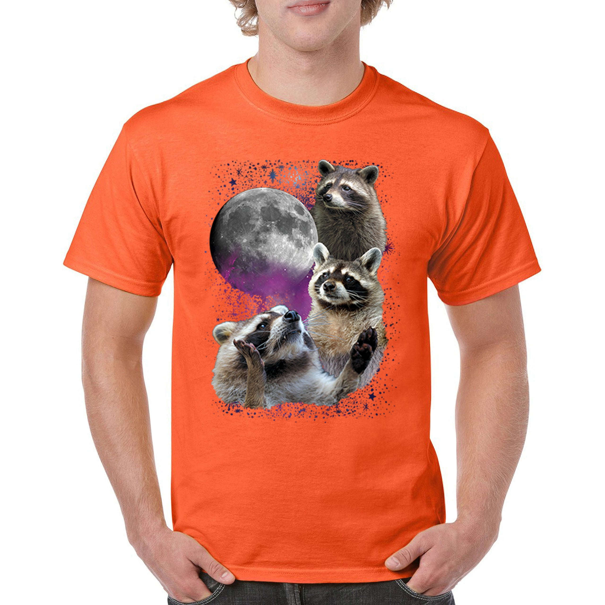 Racoons Howling at the Moon T-shirt Funny Galaxy Wildlife Universe ...