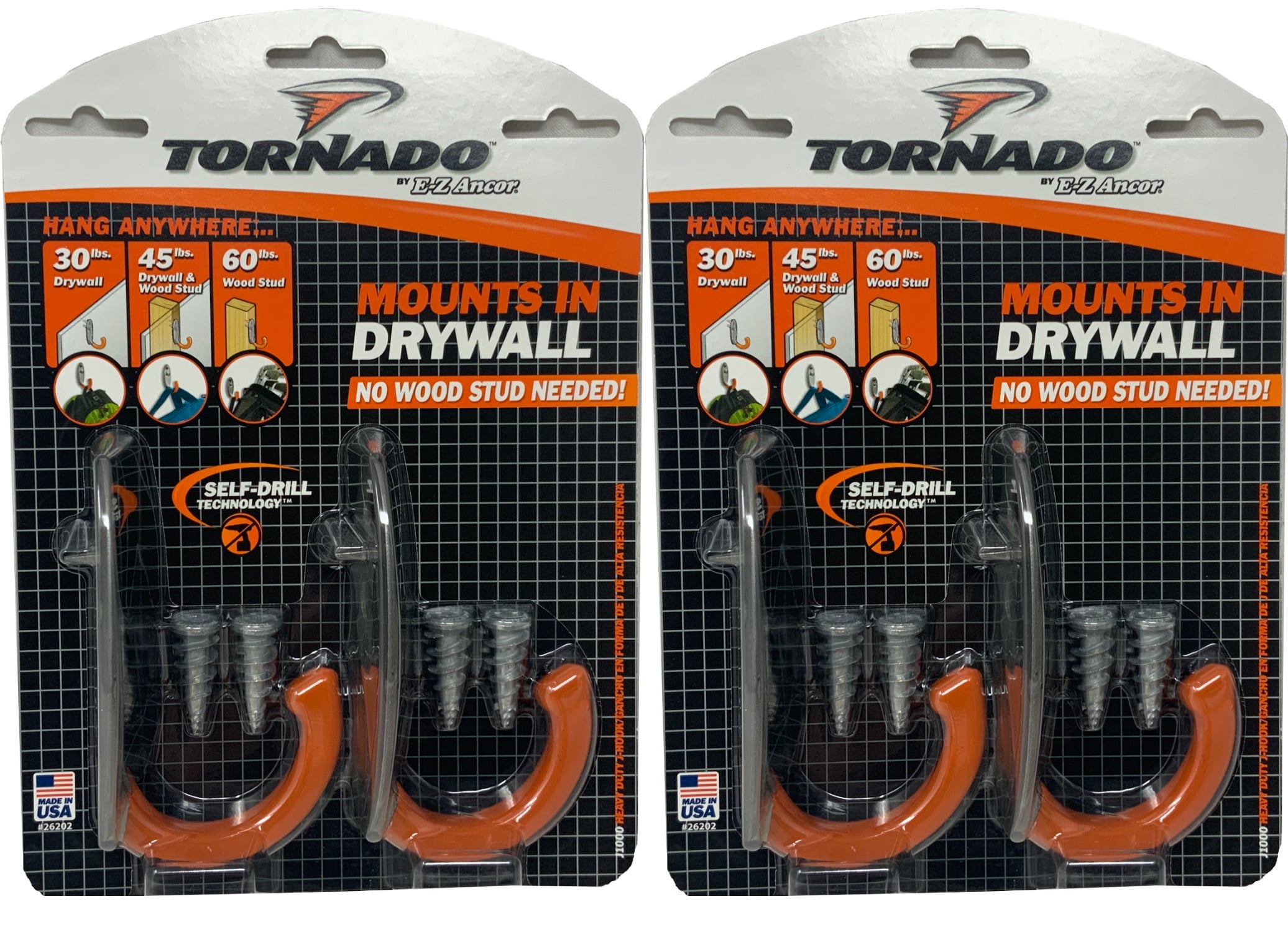 Racor J1000 Tornado By E-Z Ancor Heavy Duty Anchor J Hooks #26203