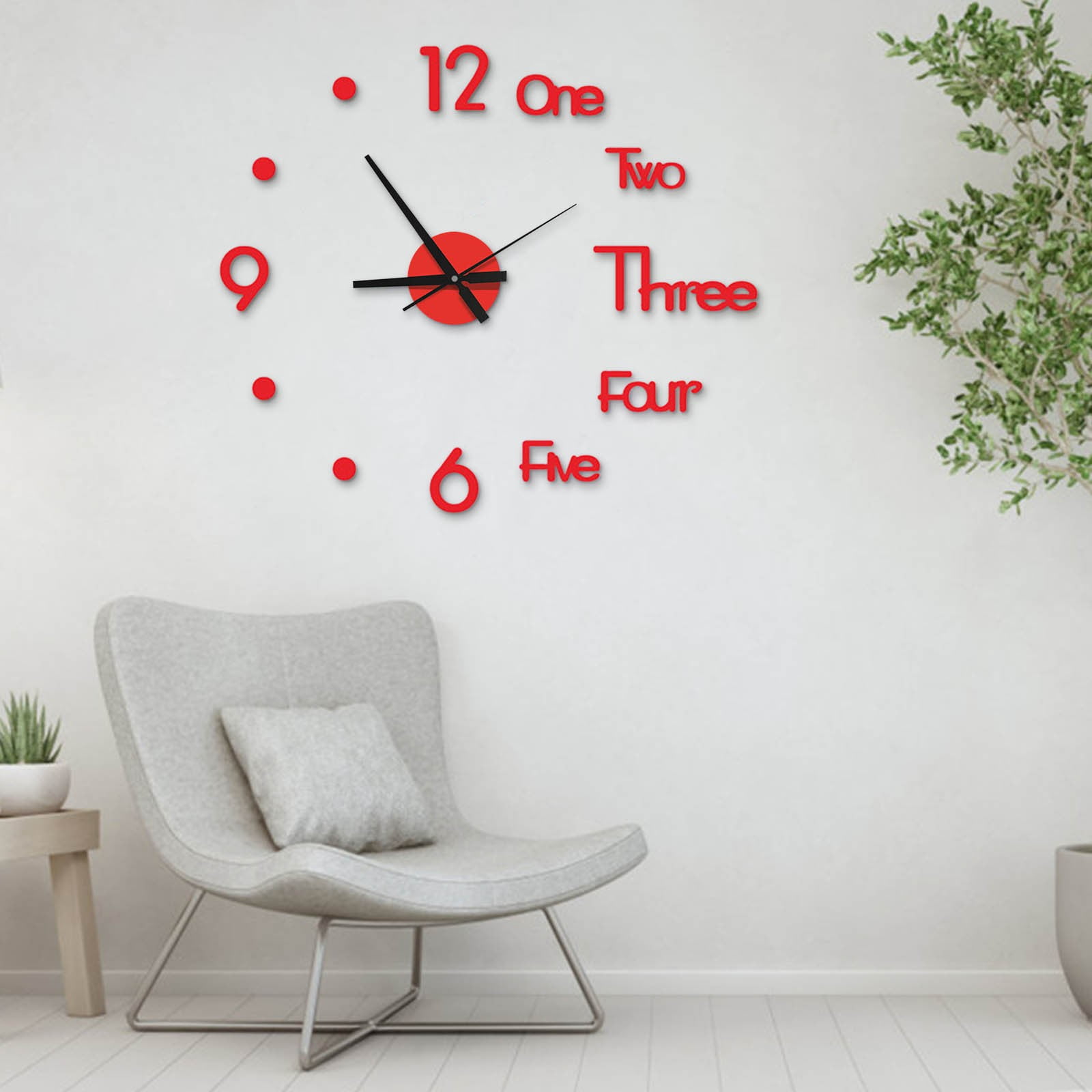 Racsoh Classic Simple Alarm Clock,Large Wall Clock Classic Retro Alarm ...