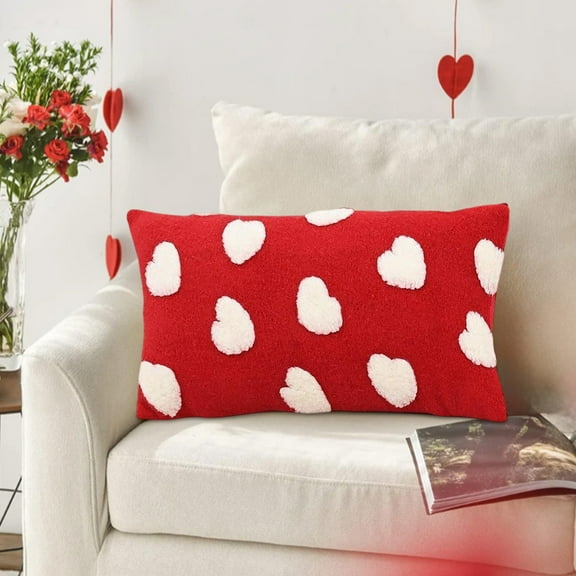 Racsoh Cushion Cases for Sofa Couch Valentine Decorations, Throw Pillows Cushion Case Home Decorations for Couch,Cushion Case Decoration for Sofa Couch