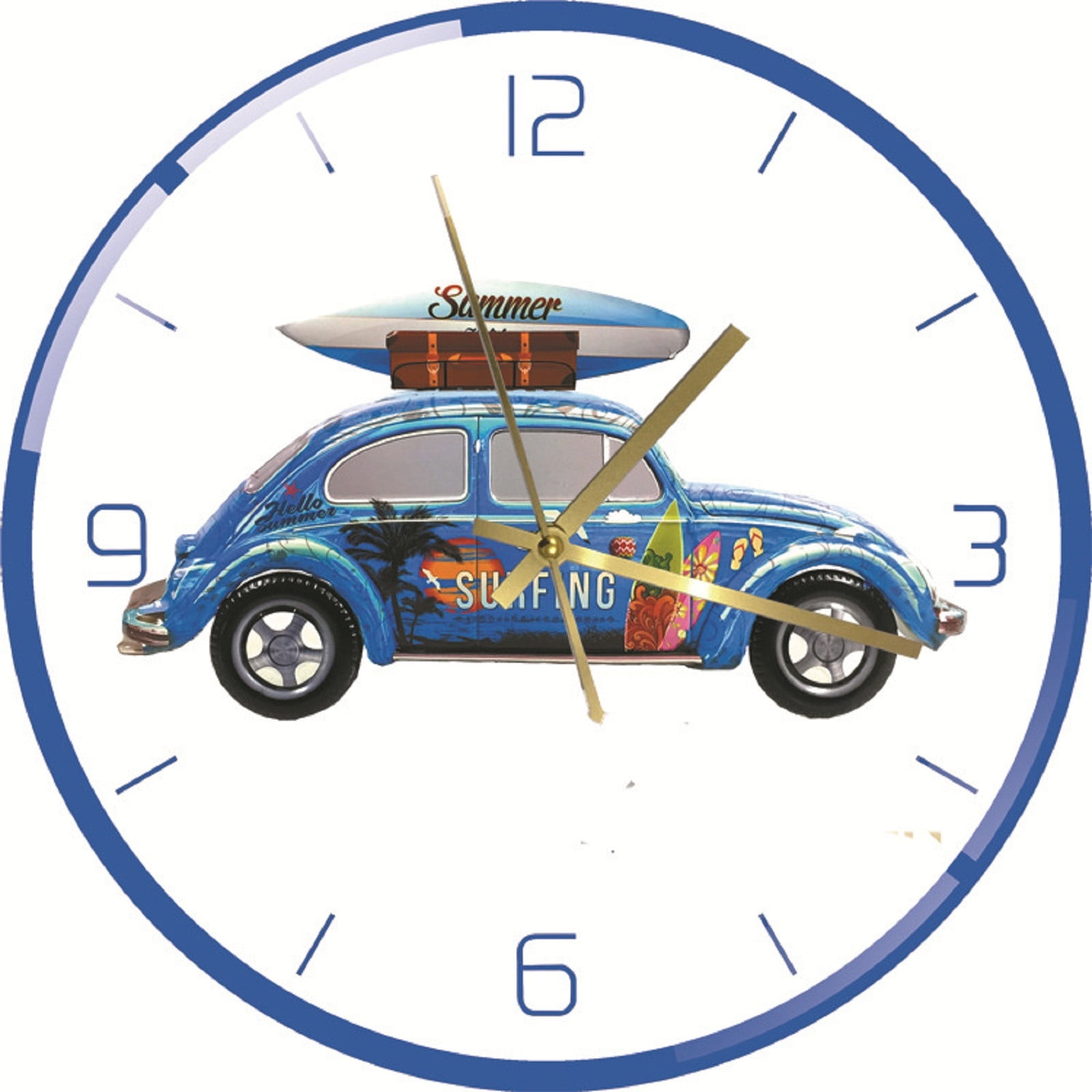 Racsoh Retro Cute Simple Clock,Loud Alarm for Deep Sleepers,Living Room