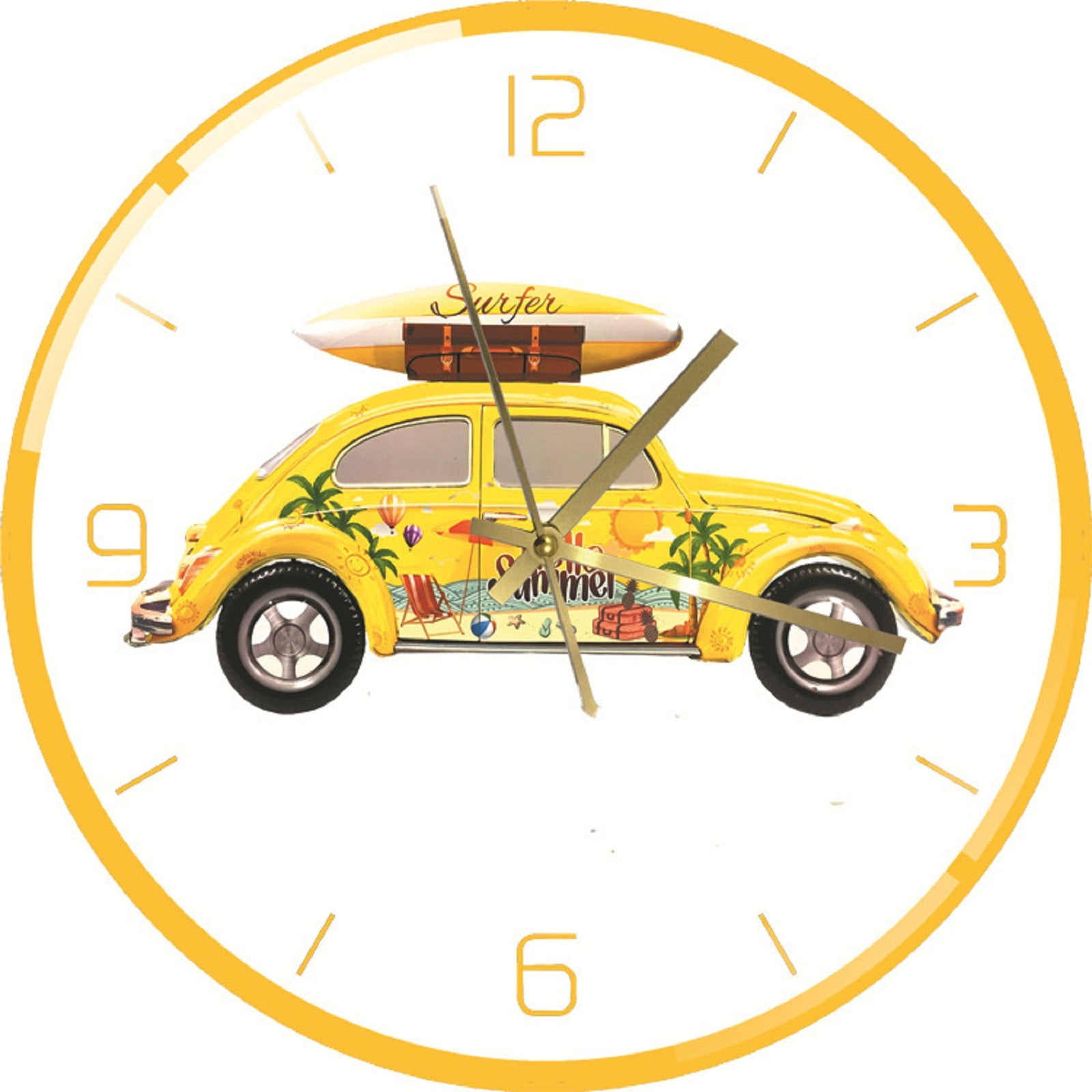Racsoh Retro Cute Simple Clock,Loud Alarm for Deep Sleepers,Living Room