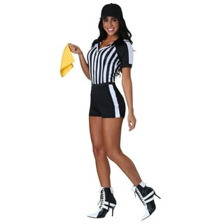 Foul Play Sports Referee Football Fancy Dress Up Halloween Sexy Adult  Costume - Parties Plus