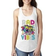 thumbnail image 1 of Rad 90's Vibes Vintage Ladies Racerback Tank Top, White, Medium, 1 of 5