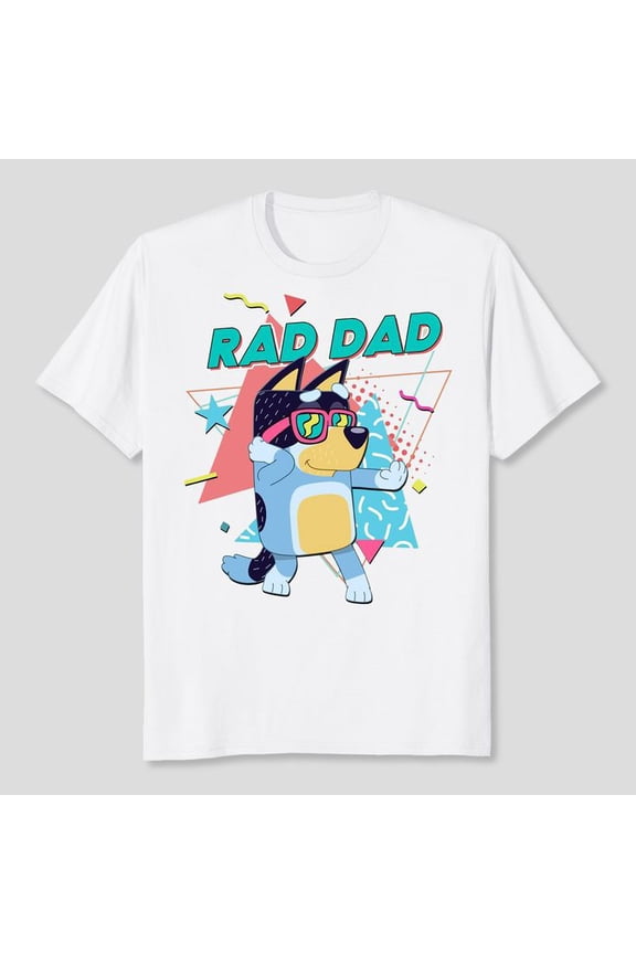 Rad Dad Blu.ey Cartoon Shirt, S-5XL, TRENDING TSHIRT