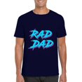 thumbnail image 1 of Rad Dad Funny Fathers Day Cool Awesome Groovy Retro Best T-Shirt, for men & women, up to size 5XL, 1 of 3