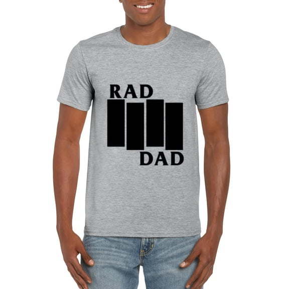 Rad Dad Funny Fathers Day Cool Awesome Groovy Retro Fun T-Shirt, for men & women, up to size 5XL