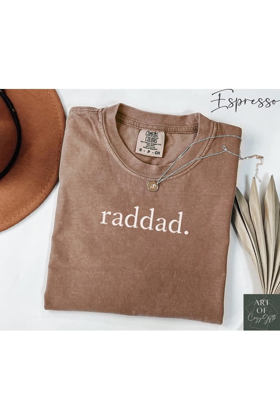 Rad Dad Funny Minimal T-Shirt Cool Gift For Father’S Day T-Shirt