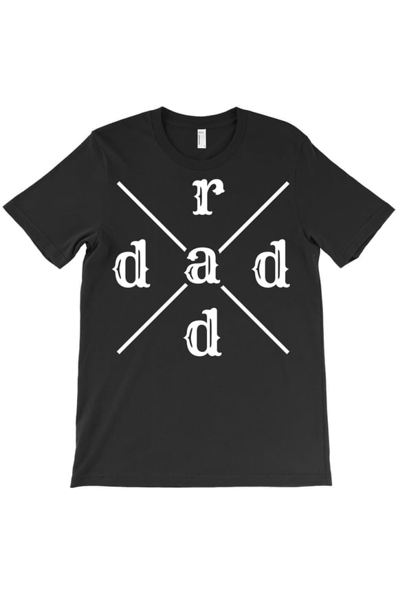 Rad Dad Funny Retro Art Tattoo Style Father's Day Graphic H9328 Unisex T-Shirt, Up to 5XL Available