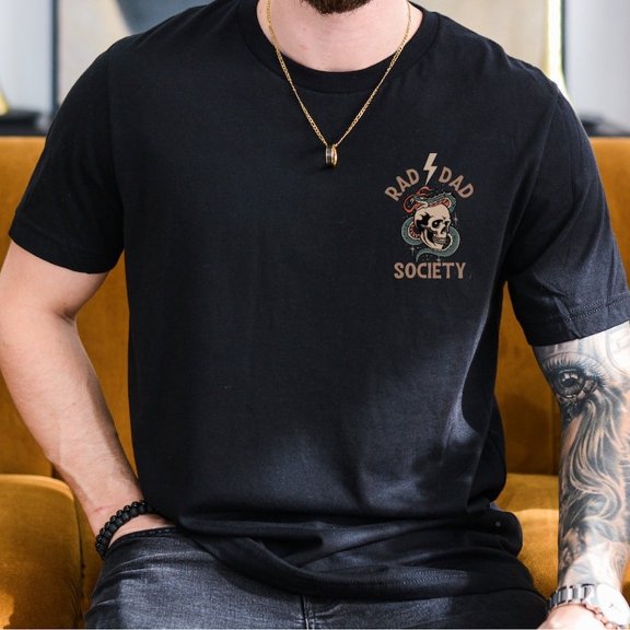 Rad Dad Society T-Shirt – Cool Dad Life Tee, First Father’s Day Gift, Daddy Shirt for Husband, Girl Dad or Boy Dad