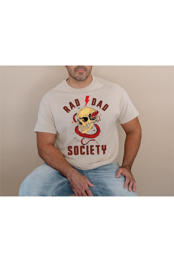 Rad Dad Society T-Shirt, Rad Like My Dad Tees, First Present, Papa Of Boys, Husband, Daddy T-shirt, All Size S-5Xl