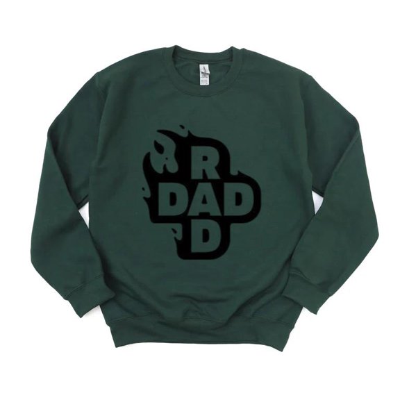 Rad Dad V2 Funny Fathers Day Cool Awesome Groovy Retro Sweatshirt, for men & women, up to size 5XL