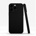 thumbnail image 1 of RadEnergy Phone Case with EMF Protection, Anti-Radiation Shungite Silicone for iPhone 16 Pro Max, Black, 1 of 10