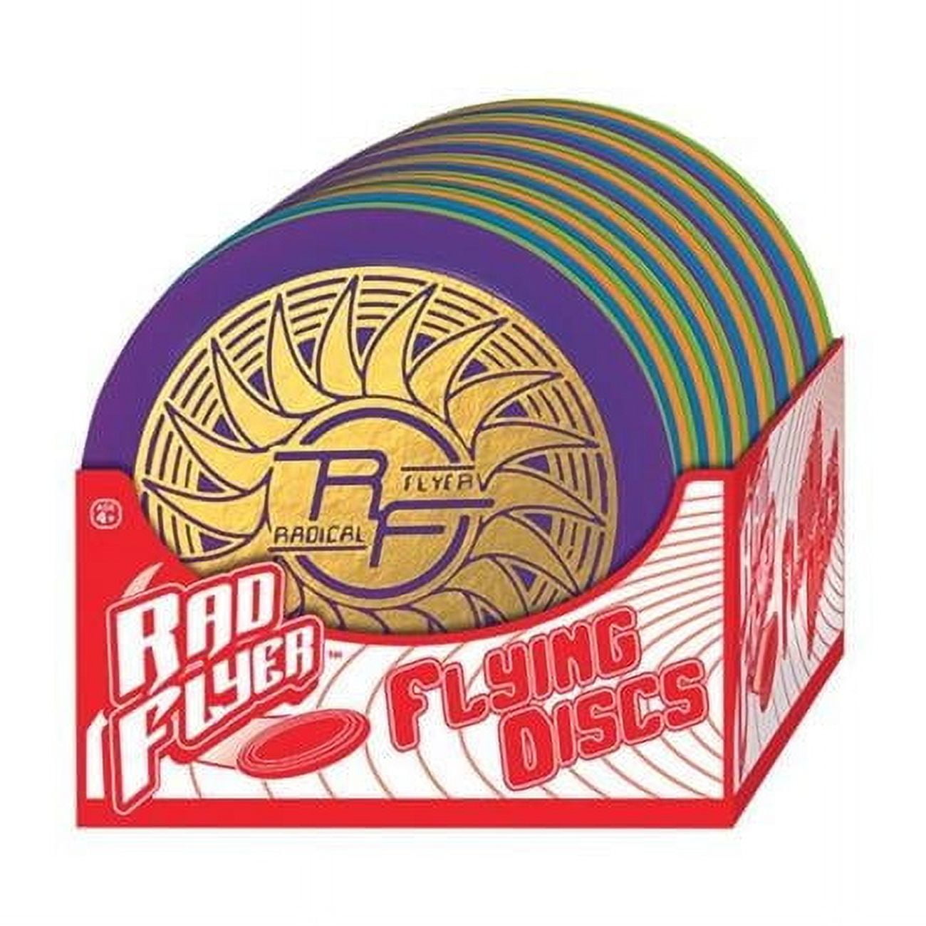 Rad Flyer Frisbee Dog Toy, Assorted Color - Pack of 36