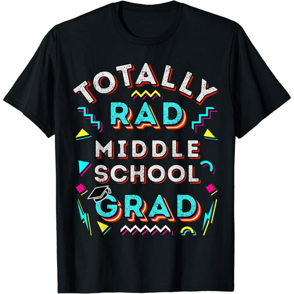Rad Grad Gift 8th Grade Middle School Graduation Tassel Cap T-Shirt