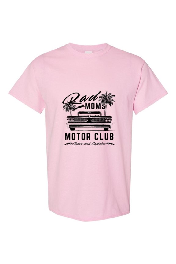 Rad Mom Era Caffeine Chaos Motorcycle Mom Life Mothers Day Biker Funny T-Shirt, for men & women, up to size 5XL