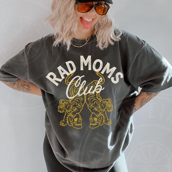 Rad Moms Club Shirt Rad Mama Shirt Cool Moms Club Tshirt Mothers Day Gift New Mom Gift Roc