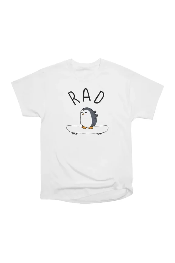 Rad Penguin T-Shirt Tee Gift For Him Merch For Her Apparel For Friend