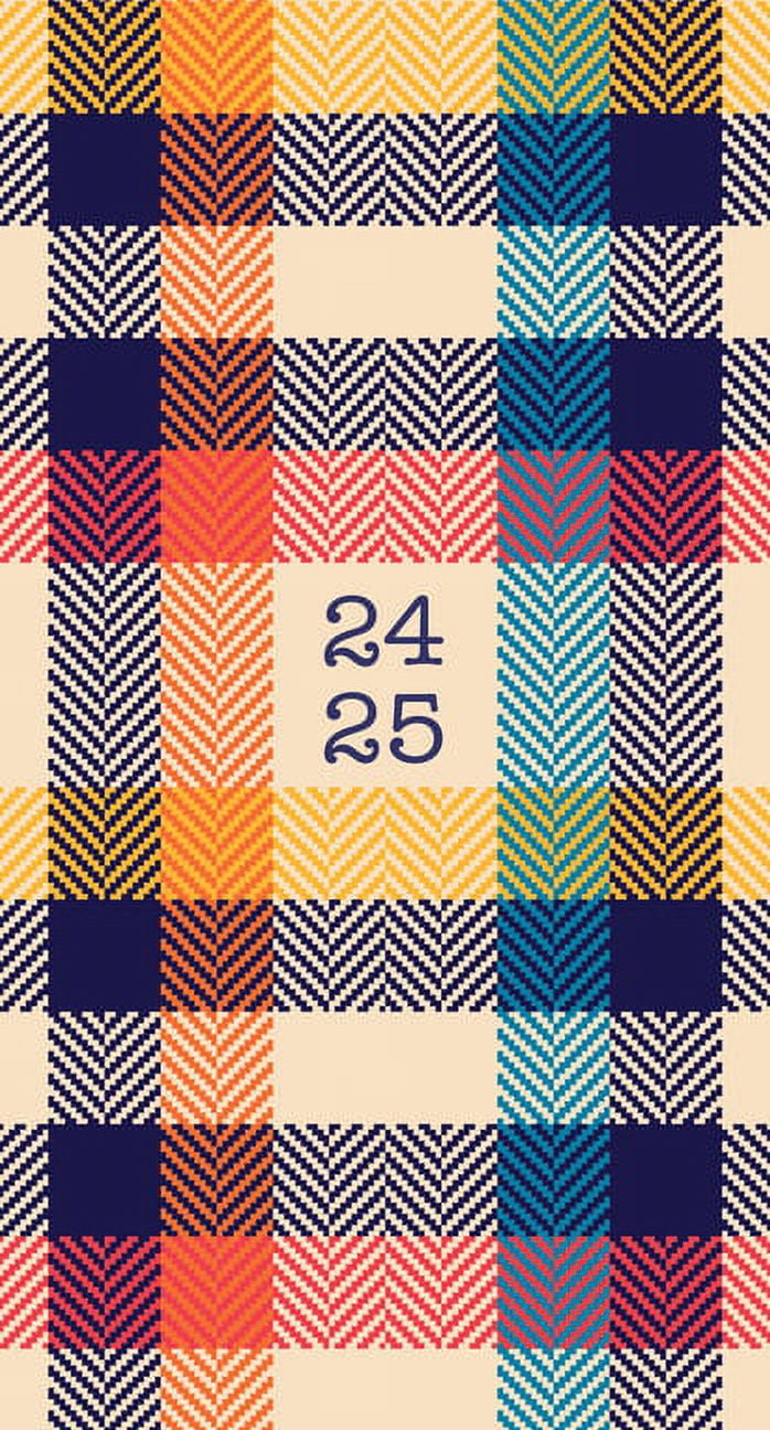 Rad Plaid 2024 3.5 X 6.5 2Year Pocket Planner (Calendar)