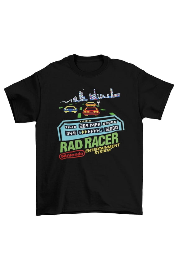 Rad Racer T-Shirt Unisex Adult Funny Sizes Gamer NES Racing Video Game New
