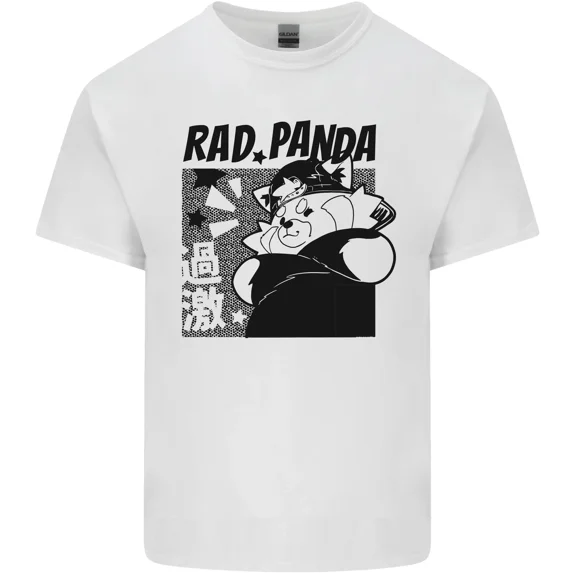 Rad Red Panda Japanese Cool with an Animal and Lover and Friend and Unisex T-Shirt, up to size 5xl