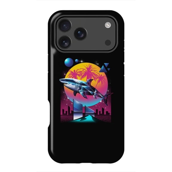 Rad Shark Ocean Predator Cool Street Art Case for iPhone 17 16 15 14 13 12 11 Pro Max