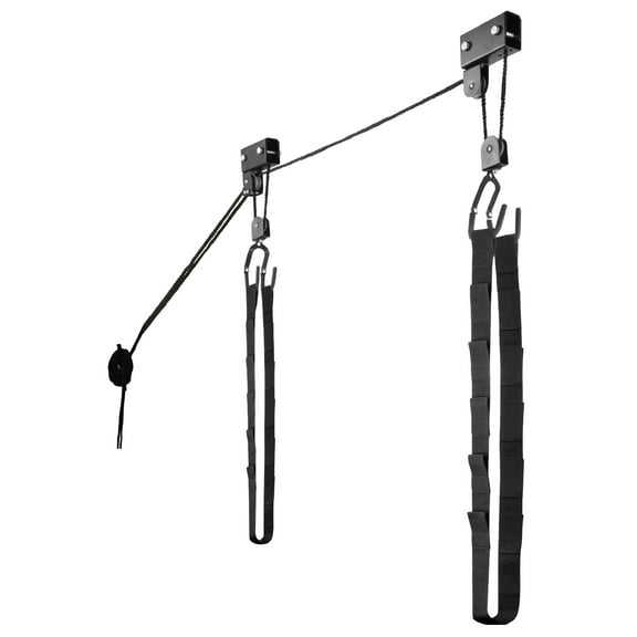 Rad Sportz Overhead Kayak Hoist with 125lb Capacity for 12-Foot Ceilings