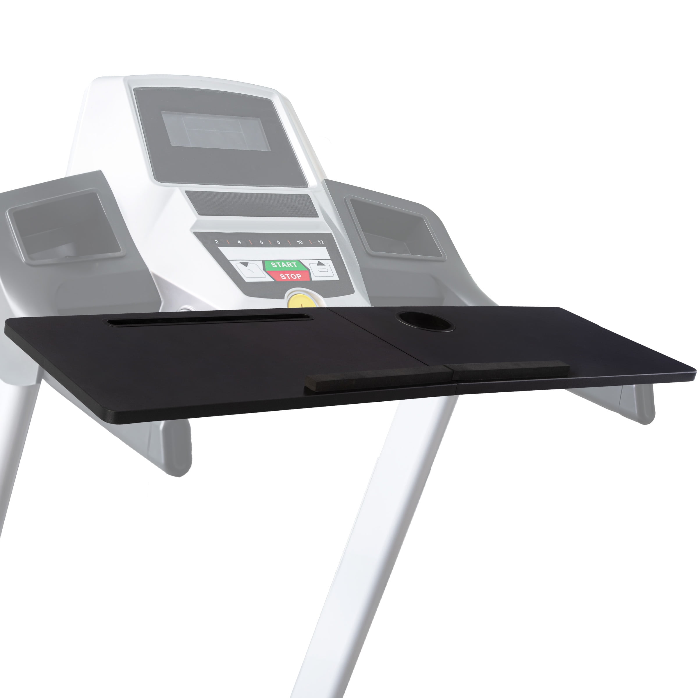 Rad Sportz Universal Treadmill Desk with Cupholder and Tablet Slot Black Walmart