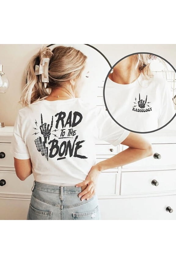 Rad Tech Shirt, Radiology Xray Tech T-Shirt, Rt Radiologist Back Design Tshirt, Radiology Crewneck X Ray Tech, Radiologic Technologist All Size S-5Xl