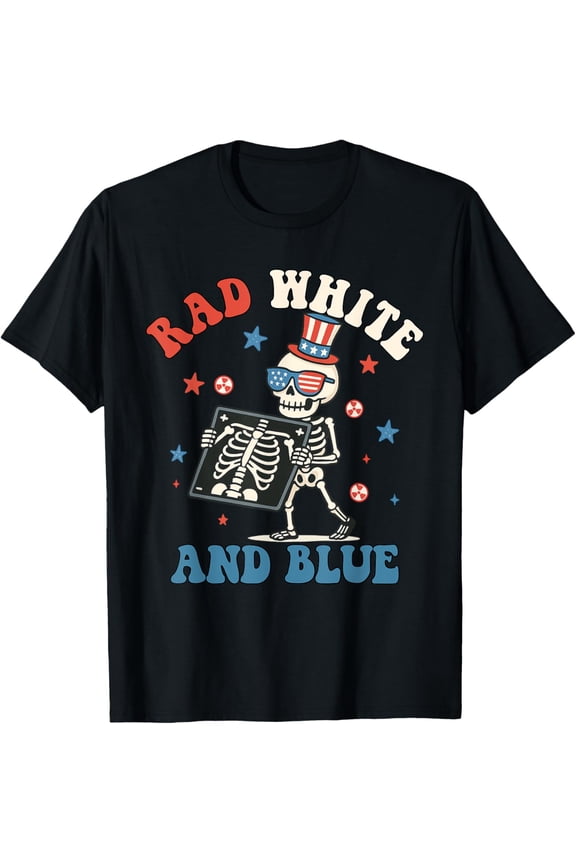 Rad White And Blue Radiology T Shirt