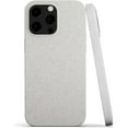 thumbnail image 1 of RadEnergy iPhone 13 Mini Case, EMF Protection Shungite Liquid Silicone Phone Case, Beige, 1 of 10