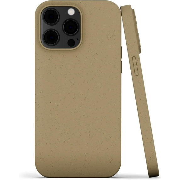 RadEnergy Shungite Silicone EMF Protection Case for iPhone 13, Anti-Radiation, Coffee Color