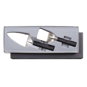 Rada Cutlery 2-Piece Pie and Mini Dessert Server Set, Black Handle