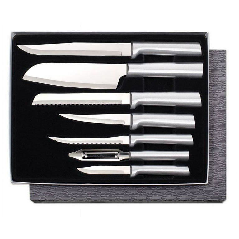 Rada Cutlery 7 Stainless Steel Culinary Knives Starter Gift Set Made in USA  